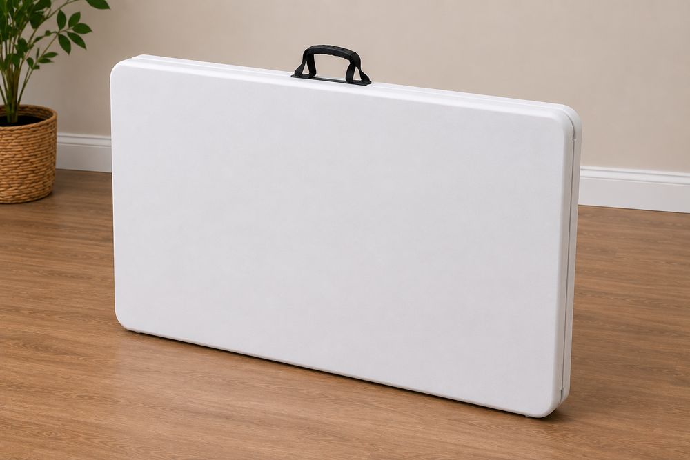 Compact Folding Table Storage — ISC Events & Rentals