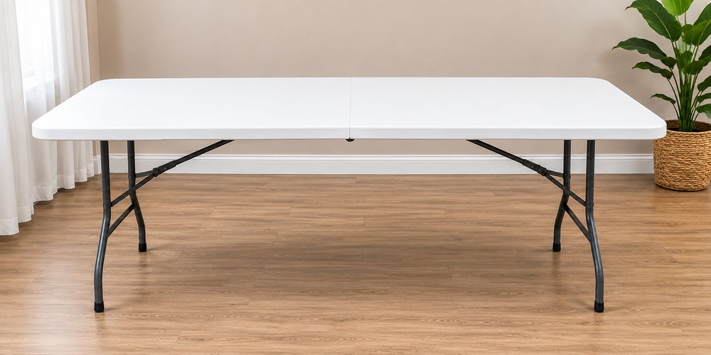 8ft Rectangular Folding Table — ISC Events & Rentals