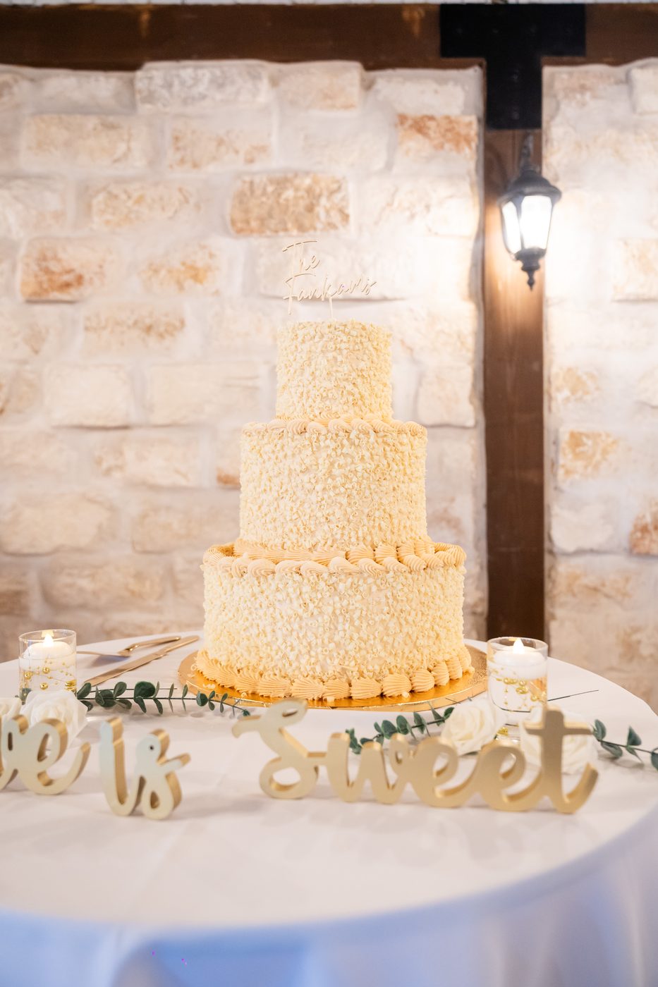 Wedding Cake Display — ISC Events & Rentals Houston